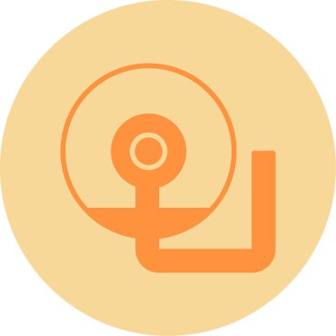 Elektro ağ simgesi basit illüstrasyon