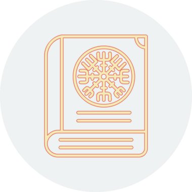 kitap simgesi, vektör illüstrasyonu basit tasarım