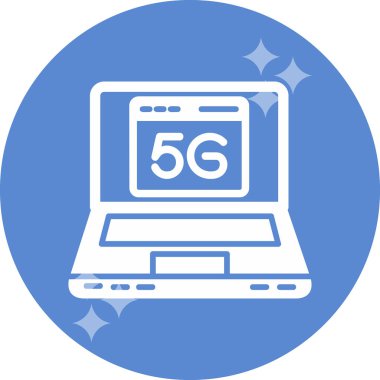 5g araştırma web simgesi, vektör illüstrasyonu 