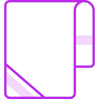 Havlu ağ simgesi, vektör illüstrasyonu 