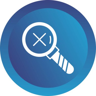 Yanlış simgenin vektör illüstrasyonu 