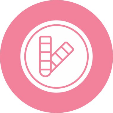 Renk Paleti web simgesi vektör çizimi