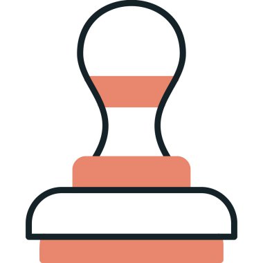 pul simgesi, vektör illüstrasyonu basit tasarım