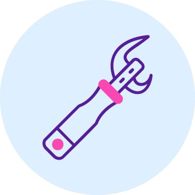 Açıcı simgesi vektör illüstrasyonu