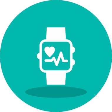 akıllı saat simgesi, vektör illüstrasyonu basit tasarım