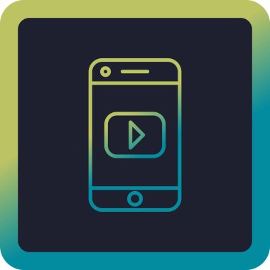 vektör çizimi sosyal medya simge 