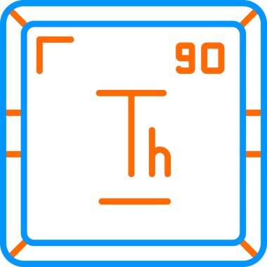 vector illustration of Thorium modern icon               clipart