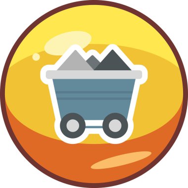 cart web simgesi basit illüstrasyon 