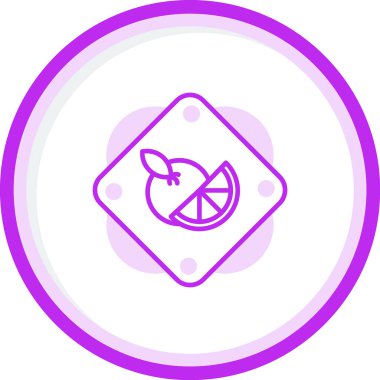 portakal meyvesi ikonu vektör illüstrasyonu