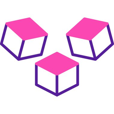 küp web simgesi basit tasarım 