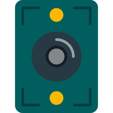 hoparlör basit vektör illüstrasyonu