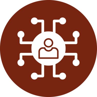 ağ web simgesi, vektör çizim 