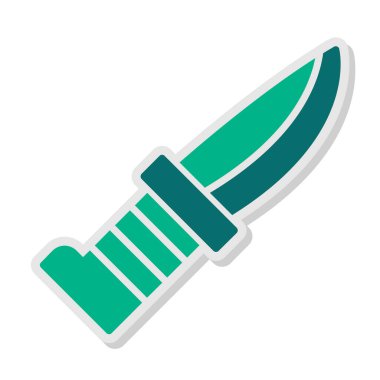 bıçak simgesi vektör illüstrasyonu