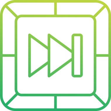 Hızlı ileri kutsal kişilerin resmi, vektör çizim                         