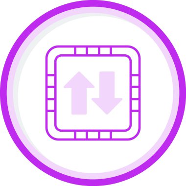 Vardiya düğmesi. Web simgesi basit illüstrasyon 