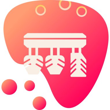 Araba Pedalları simgesinin vektör illüstrasyonu        