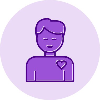 Gönüllü ağ simgesi basit illüComment