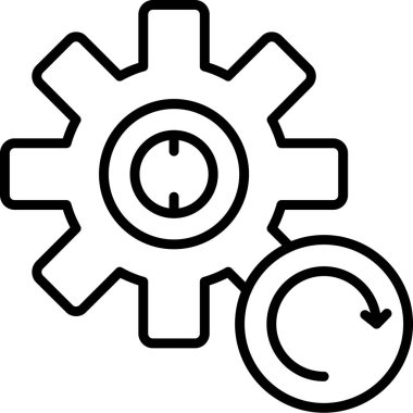 Web simgesi, vektör illüstrasyonunu sıfırla 