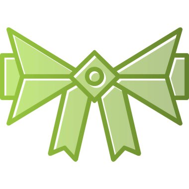 kurdele web simgesi vektör illüstrasyonu