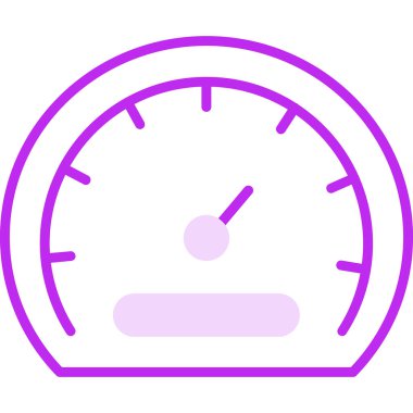 Hız göstergesinin vektör illüstrasyonu 