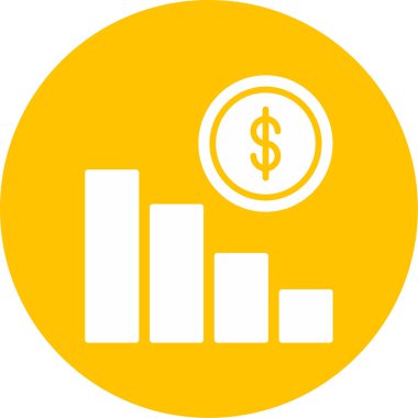 Yatırım simgesi vektör illüstrasyon tasarımı 