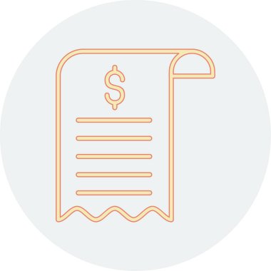 Bill simgesi, vektör illüstrasyonu basit tasarım