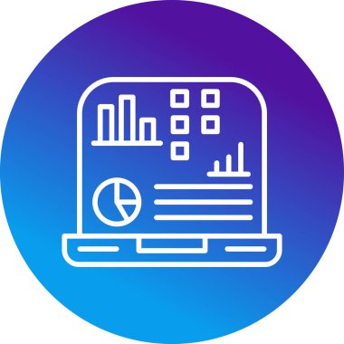 Eğilim biçimi izole edilmiş arka planda mali simge 