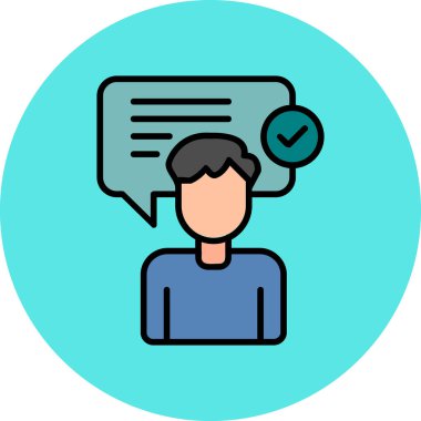 Karar Web simgesi vektör illüstrasyonu oluşturma