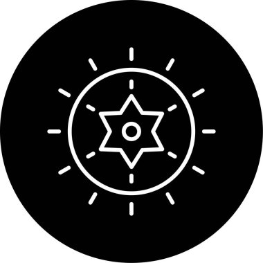 yıldız web simgesi basit illüstrasyon 