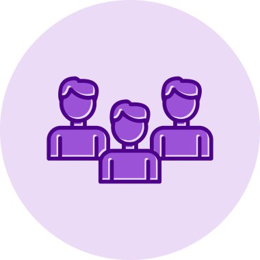 vector illustration of Group people icon 