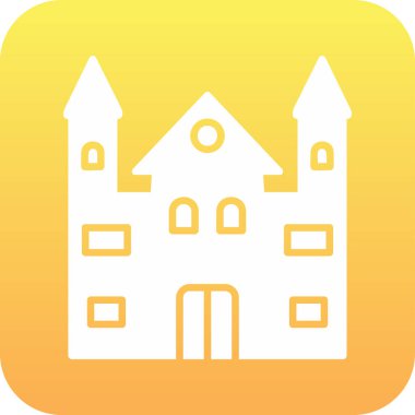 Castle vektör resimleme tasarımı