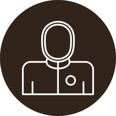 Avatar Eskrim Ağı simgesi, vektör illüstrasyonu 