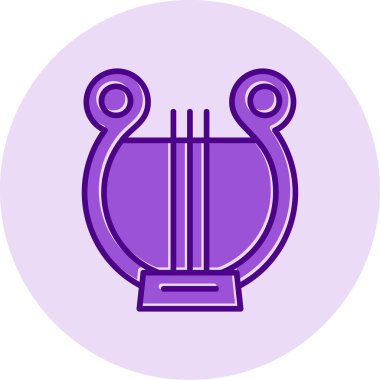 Lir. Web simgesi basit illüstrasyon                      