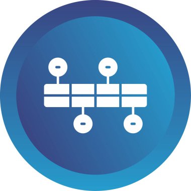 Şema web simgesi vektör illüstrasyonu 