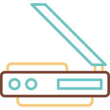 Tarayıcı. Web simgesi basit illüstrasyon 