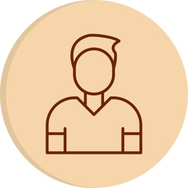 çalışan simgesi, vektör illüstrasyonu basit tasarım