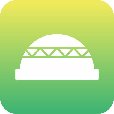 Bosu Ball web simgesi vektör illüstrasyonu