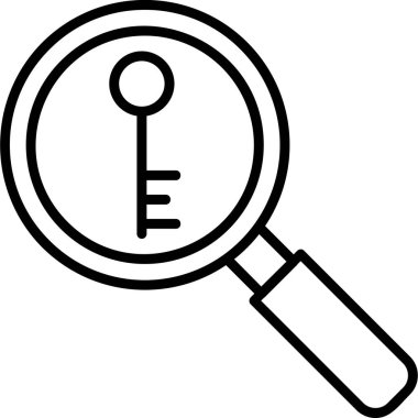 Ara. Web simgesi basit illüstrasyon