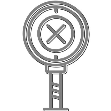 Düz simge, vektör gösterimi yanıtla 