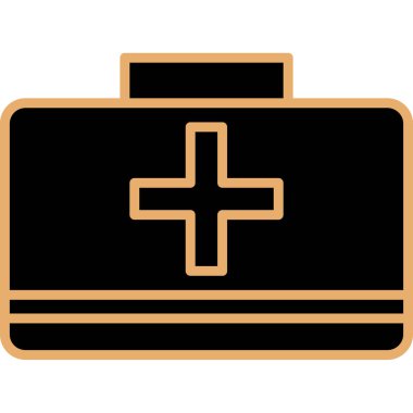 İlk yardım çantası vektör çizim 