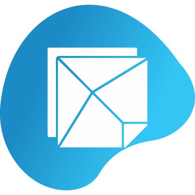 Kağıt. Web simgesi basit illüstrasyon