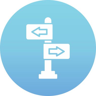 yönler web simgesi basit tasarım 