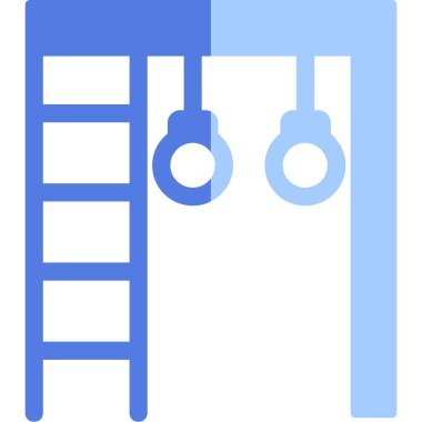 Spor Salonu Çubukları web simgesi, vektör illüstrasyonu 