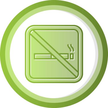 Sigara ikonu yok, yasak işaret