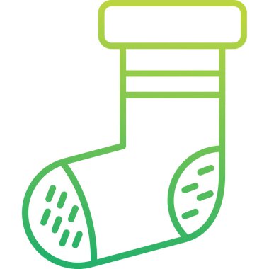 bebek çorap ikonu vektör illüstrasyonu