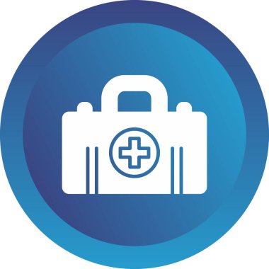 ilk yardım kutusu vektör simgesi 