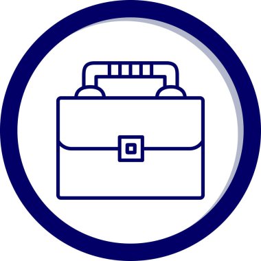 Evrak Çantası'nı web simge vektör çizim