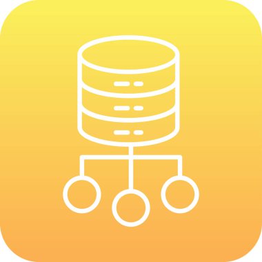 ağ web simgesi, vektör çizim 