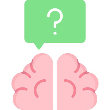 Quiz web simgesi, vektör illüstrasyonu