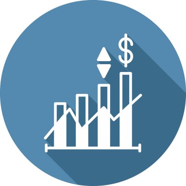 fiyat çizgisi düz vektör simgesi 